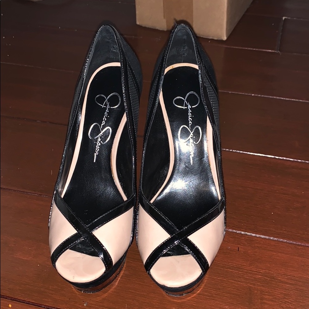 Jessica Simpson platform heels